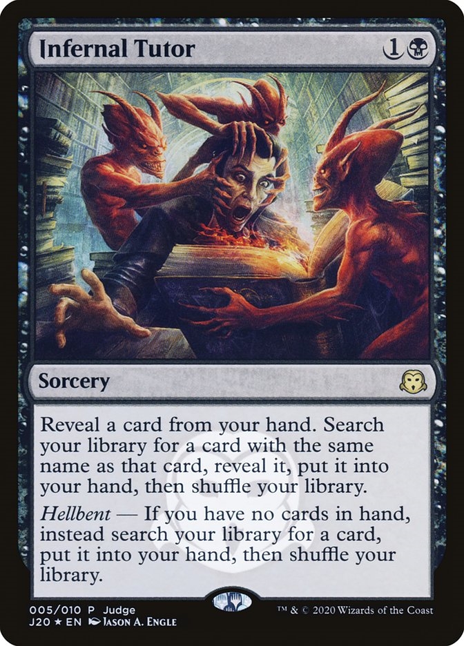 Infernal Tutor Judge Rewards Promo 2020
